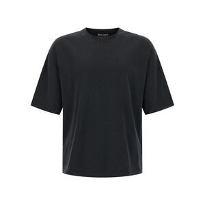 Palm Angels Men 'Curved Logo' T-Shirt